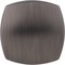 Jeffrey Alexander 1-3/8" Overall Length Brushed Pewter Square Audrey Cabinet Knob 278L-BNBDL - alternate 5